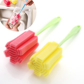 Cọ rửa ly bằng bọt biển cán dài tiện dụng