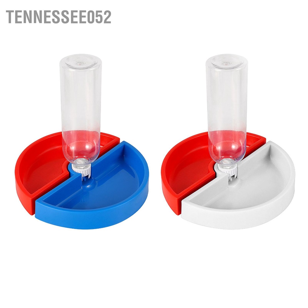 Tennessee052 Bát Thức Ăn Nước Cho Mèo Có Thể Tháo Rời Chống Trơn Trượt Dung Tích Lớn Bộ Đĩa Thú Cưng Với Bình Trong Nhà