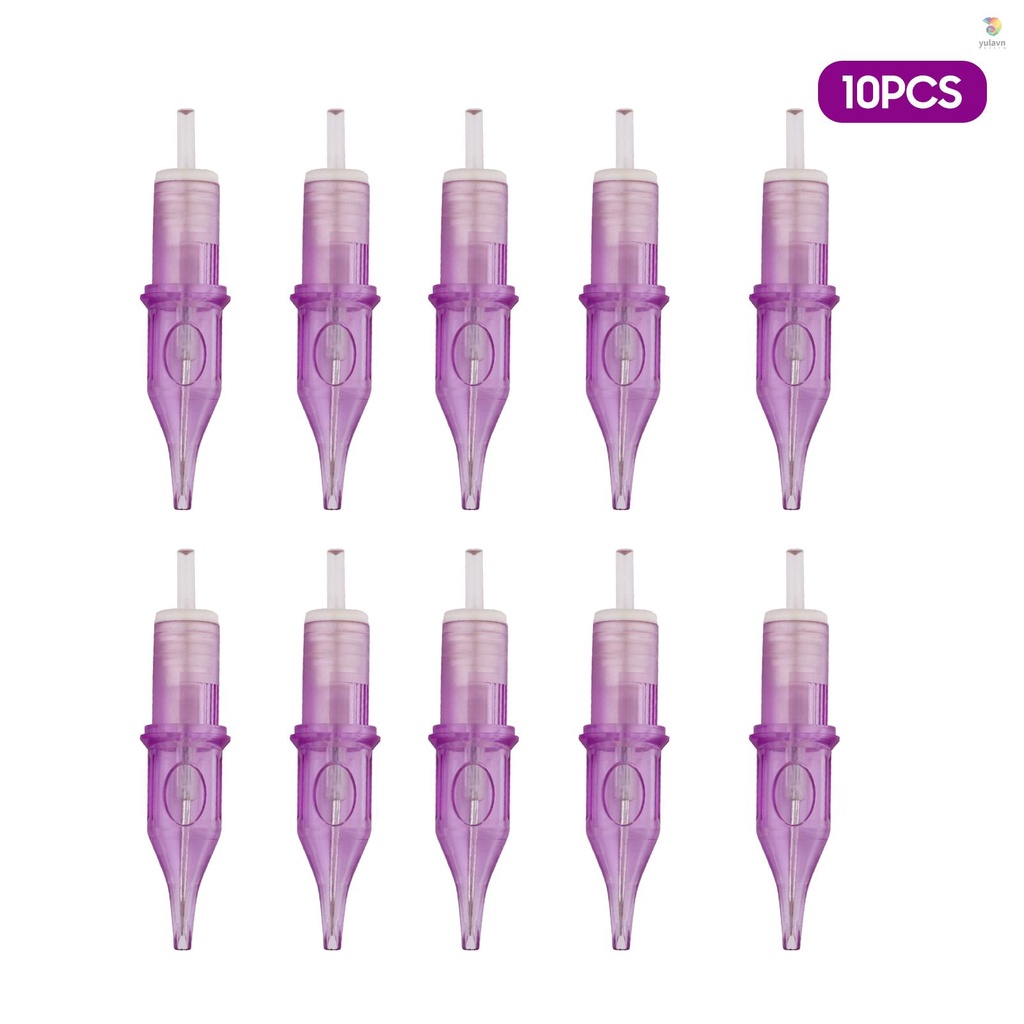 Bộ 10 Kim Xăm 3RL Khử Trùng Cầm Tay Cho Người Mới Bắt Đầu