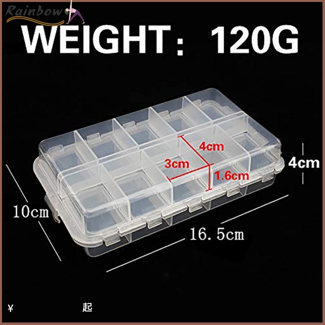 Hộp Đựng Dụng Cụ Câu Cá 20 Ngăn Có Thể Điều Chỉnh Tiện Dụng