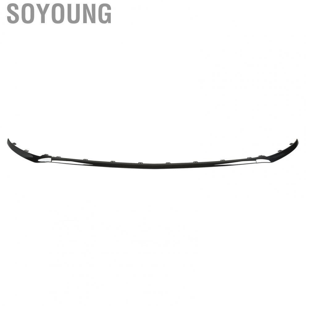 Soyoung Front Bumper Lower Trim  Impact Resistance UV Protection Lip Spoiler Chin 3pcs for Car