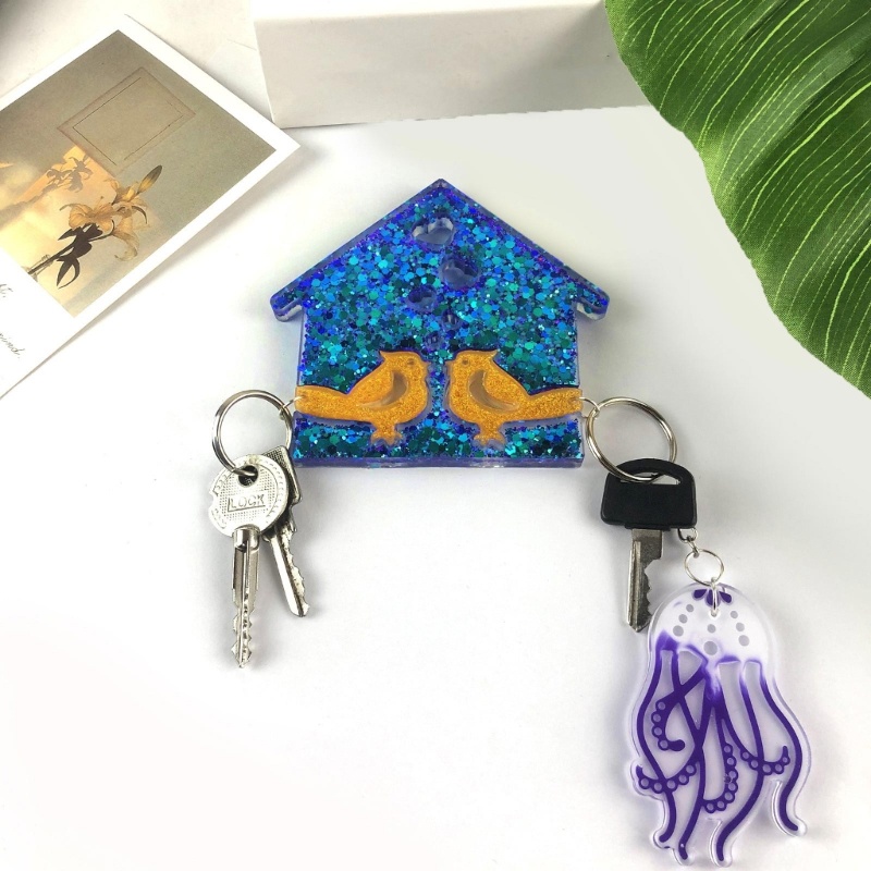 Khuôn Silicone Làm Móc Khóa Gắn Tường Tiện Dụng