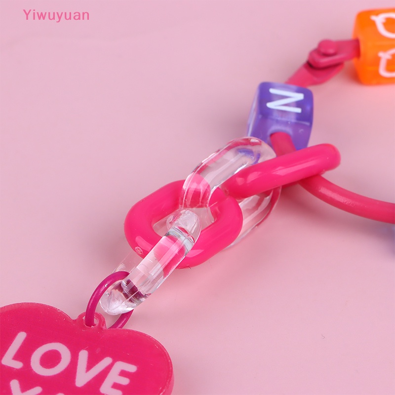 < Yiwuyuan > Móc Chìa Khóa Resin Hình Gấu Dâu Tây Hoạt Hình Dễ Thương DIY Trang Trí Túi Xách Xe Hơi Mới