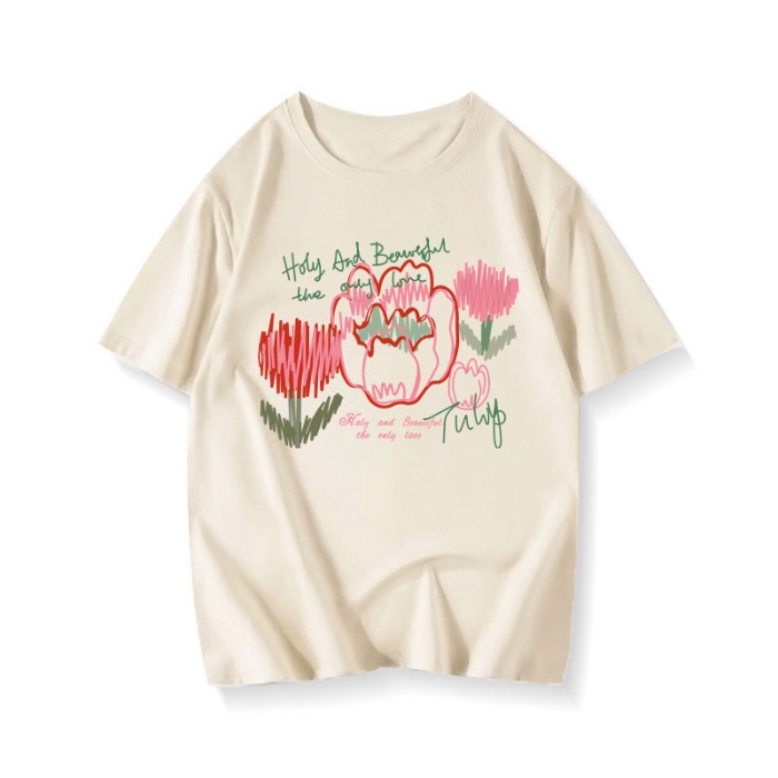 Áo Thun Unisex 100% Cotton Nguyên Chất Ngắn Tay Phong Cách Hàn Quốc Mới NRVP 2023