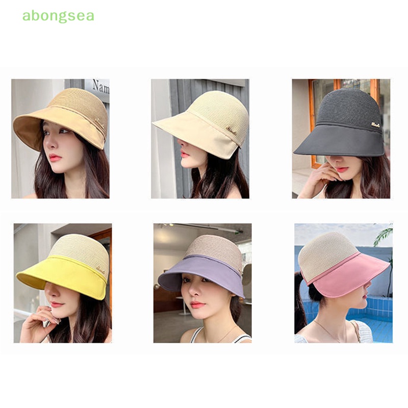 Mũ Cói Rộng Vành Chống Nắng Tia UV Thoáng Khí Thời Trang Đi Biển Mùa Hè Cho Nữ