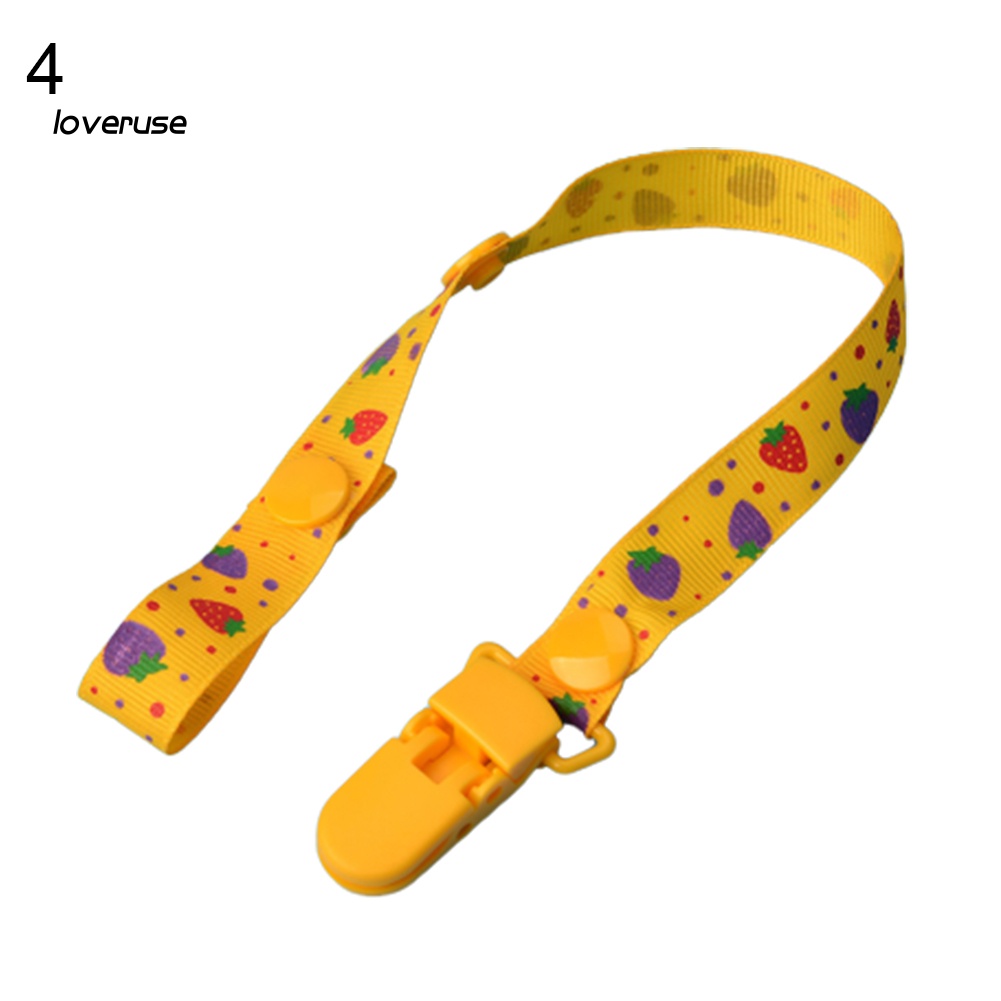 / Lo / Fruir Dây Đeo Núm Vú Giả Có Kẹp In Họa Tiết Cho Bé