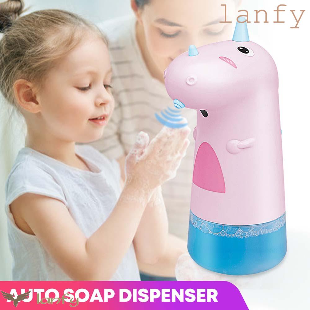 Bình đựng xà phòng rửa tay tạo bọt cảm biến hồng ngoại thông minh 250ml tiện dụng cho trẻ em