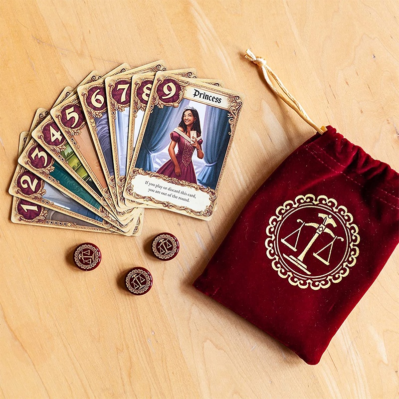 Love Letter Card Game | Classic Renaissance Strategy Game | Deduction and Player Elimination Game for Adults and Kids | Ages 10+ | 2-6 Players | Average Playtime 20 Minutes | Made