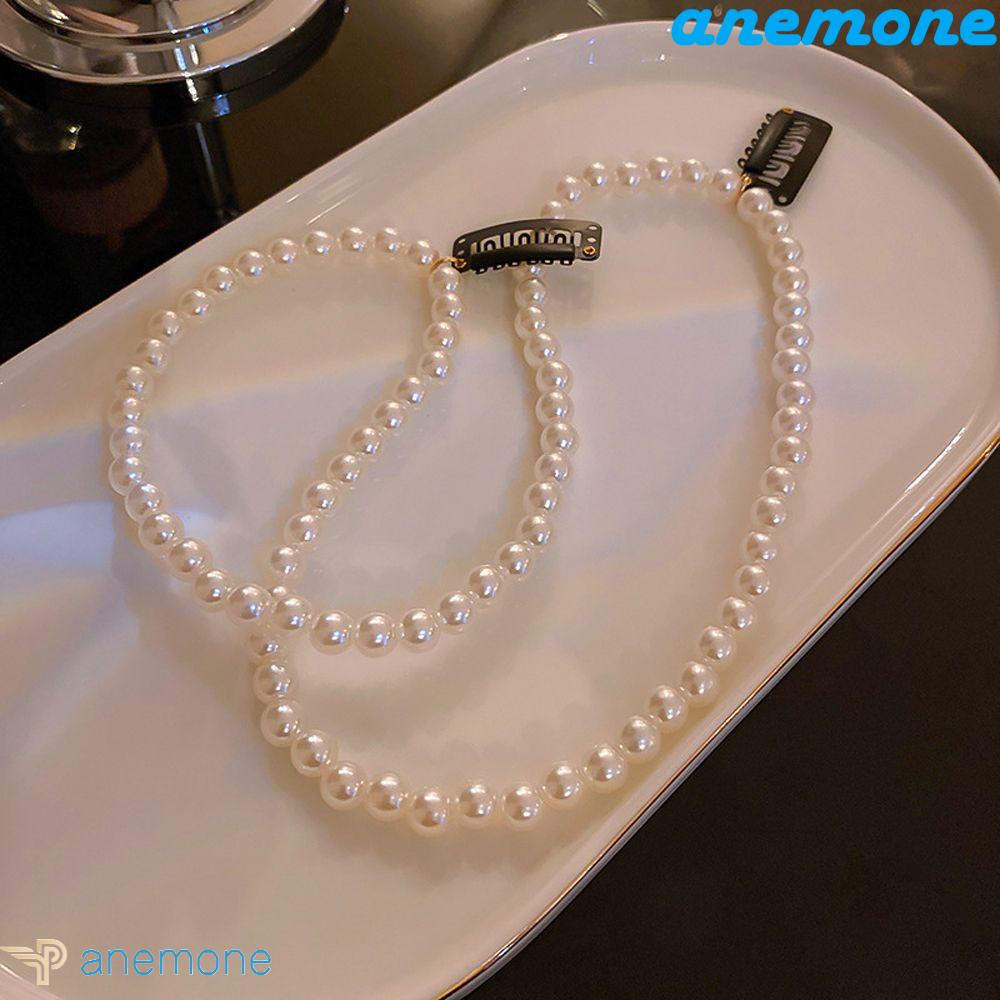 Kẹp Tóc Đuôi Ngựa Bằng Hợp Kim Đính Hạt Thanh Lịch Dành Cho Bạn Gái