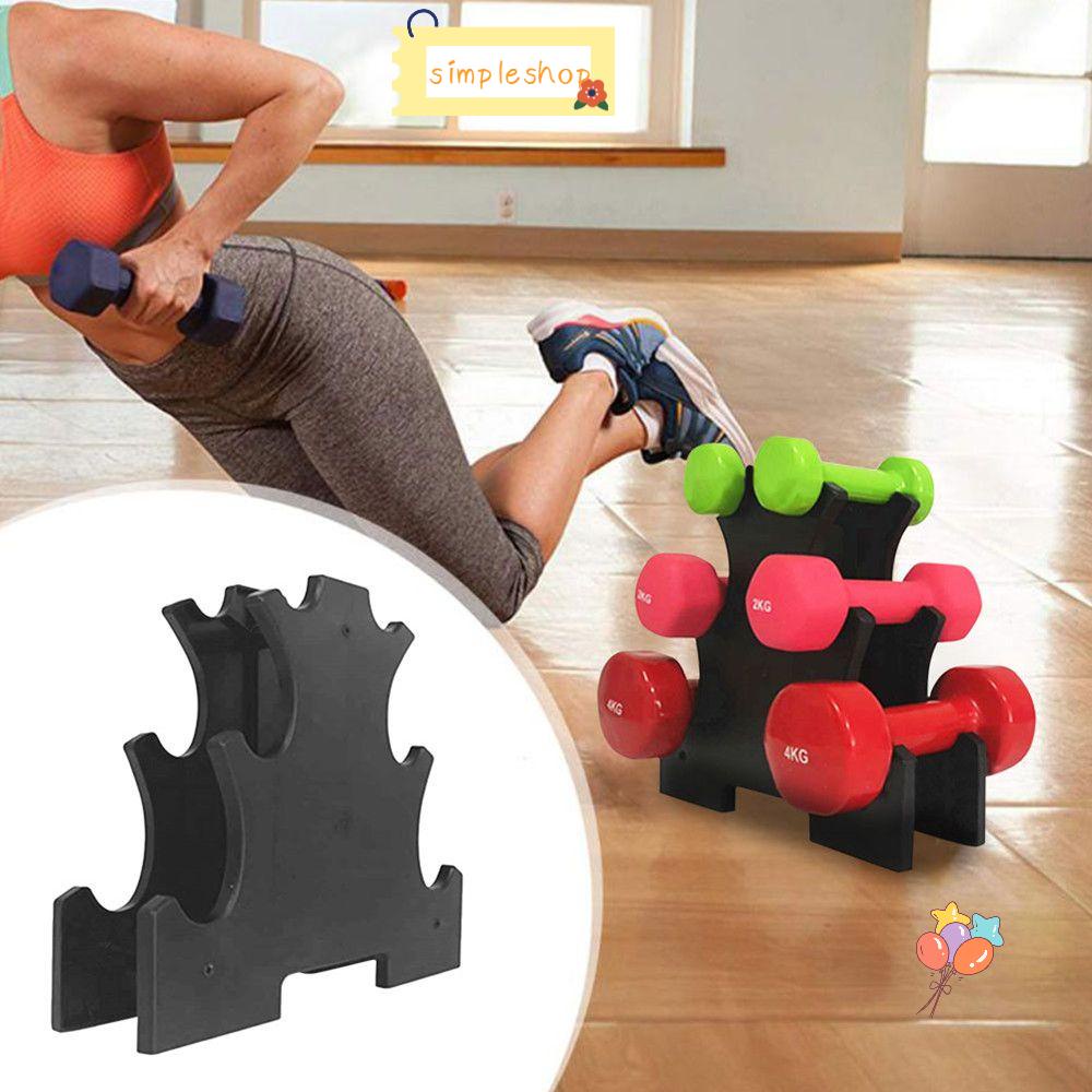 Giá Đỡ Tạ 3 Tầng Thiết Kế Đơn Giản Tiện Dụng Cho Nam Và Nữ