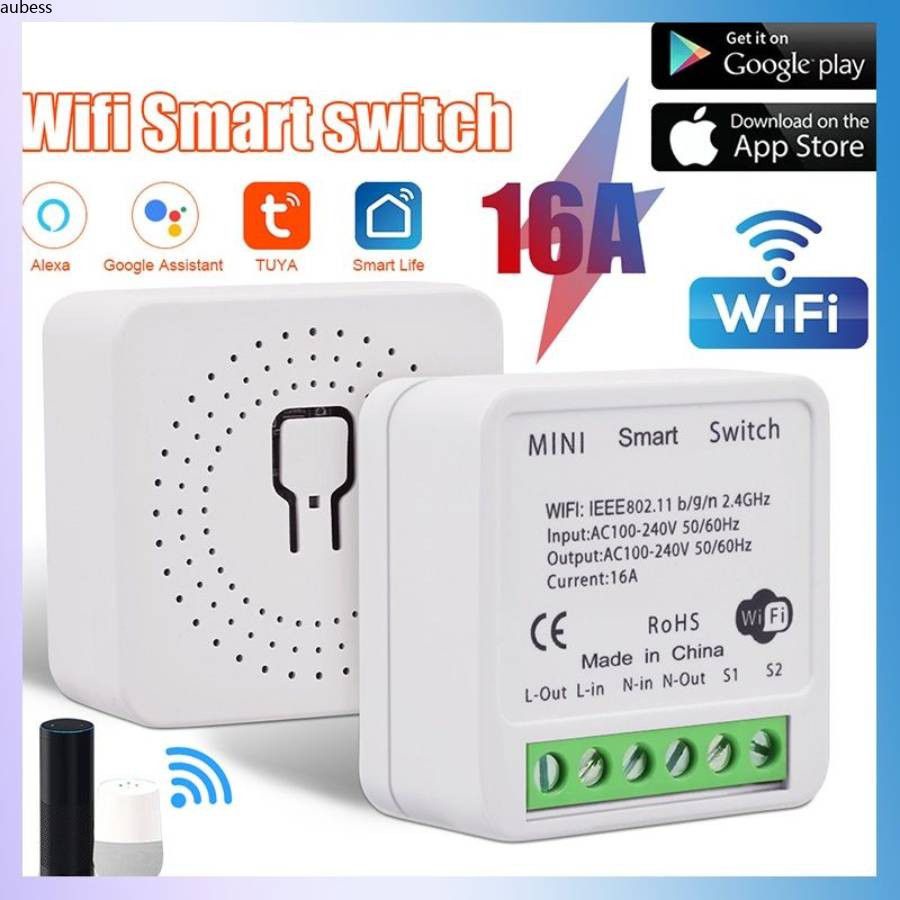 Công Tắc Wifi Thông Minh Sẵn Sàng Công Tắc Thông Minh Tự Làm Tuya Mini Wifi 16a Hỗ Trợ Ứng Dụng Cuộc Sống Thông Minh Hẹn Giờ Le Hai Chiều Google Home Alexa Điều Khiển Bằng Giọng Nó