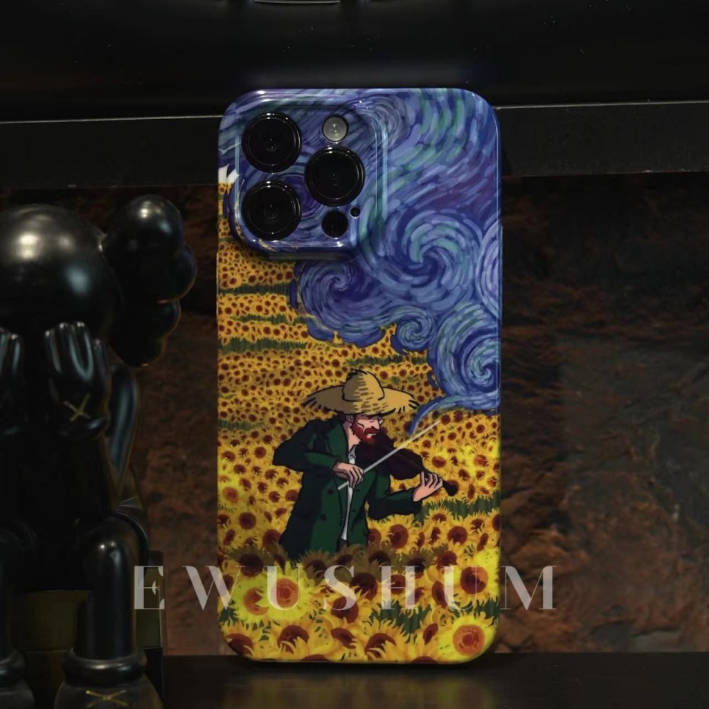Ốp Điện Thoại In Hình Tranh Sơn Dầu Van Gogh 13iPhone Max Max 78111214Ốp Điện Thoại Họa Tiết Graffiti Độc Đáo Cho Apple Xnsjj