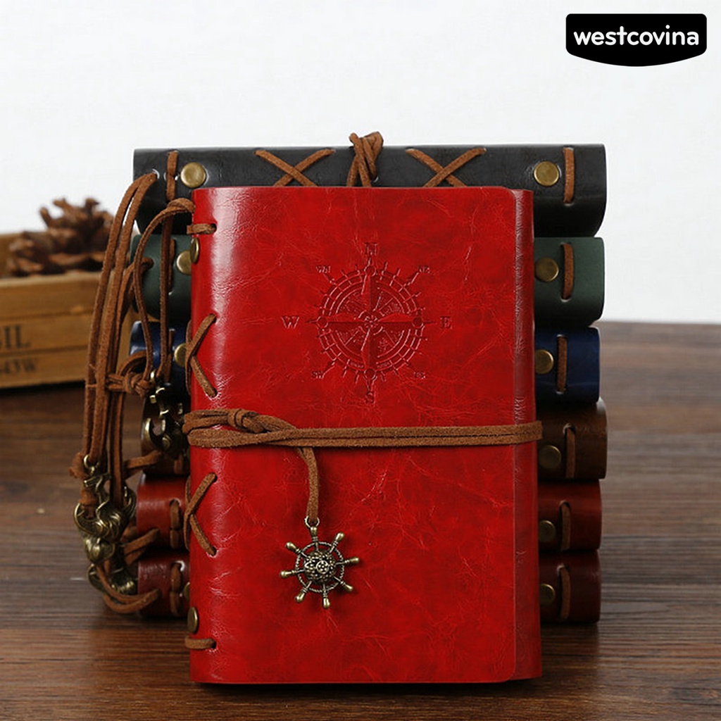 [COD]♪Bao Da Máy Tính Bảng Giả Da Phong Cách Vintage Cho Nhật Ký Khổ A7