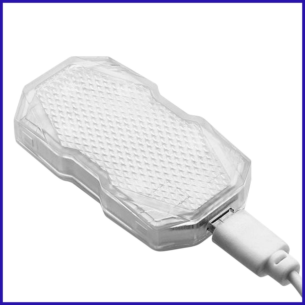 Đèn Led RGB 7 Màu Không Dây Mini Cảm Ứng Ánh Sáng Cho Nội Thất Xe Hơi