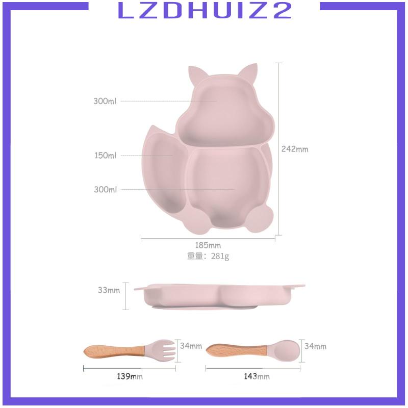 Bộ Tô + Muỗng + Nĩa Bằng Silicone Chống Thấm Nước Tiện Dụng