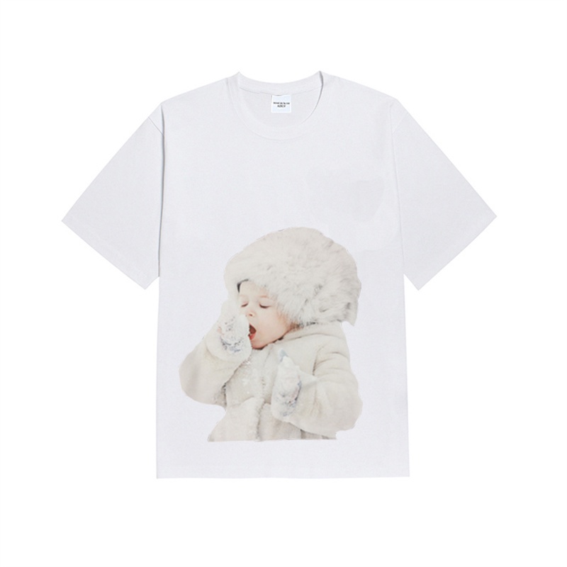 Áo Thun Tay Ngắn Cổ Tròn Thương Hiệu Trung Quốc Cổ Điển Thời Trang AD88LV-Chic Dành Cho Nam Và Nữ Hgfdgsd