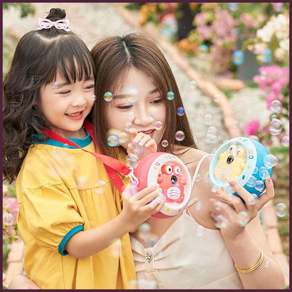 Đồ Chơi Thổi Bong Bóng Tự Động Hình Cua Chống Rò Rỉ