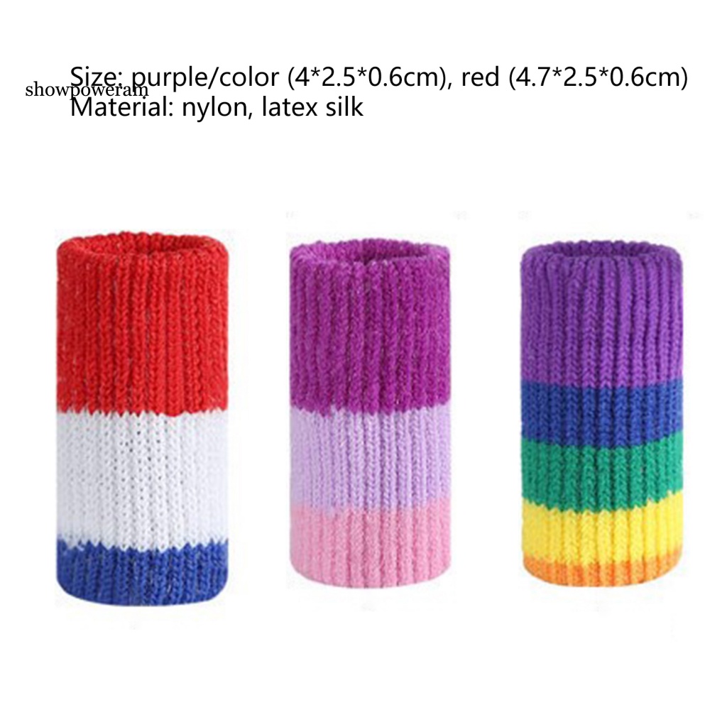 Set 10 Găng Tay Dệt Kim Mềm Mại Bảo Vệ Ngón Tay Khi Chơi Cầu Lông