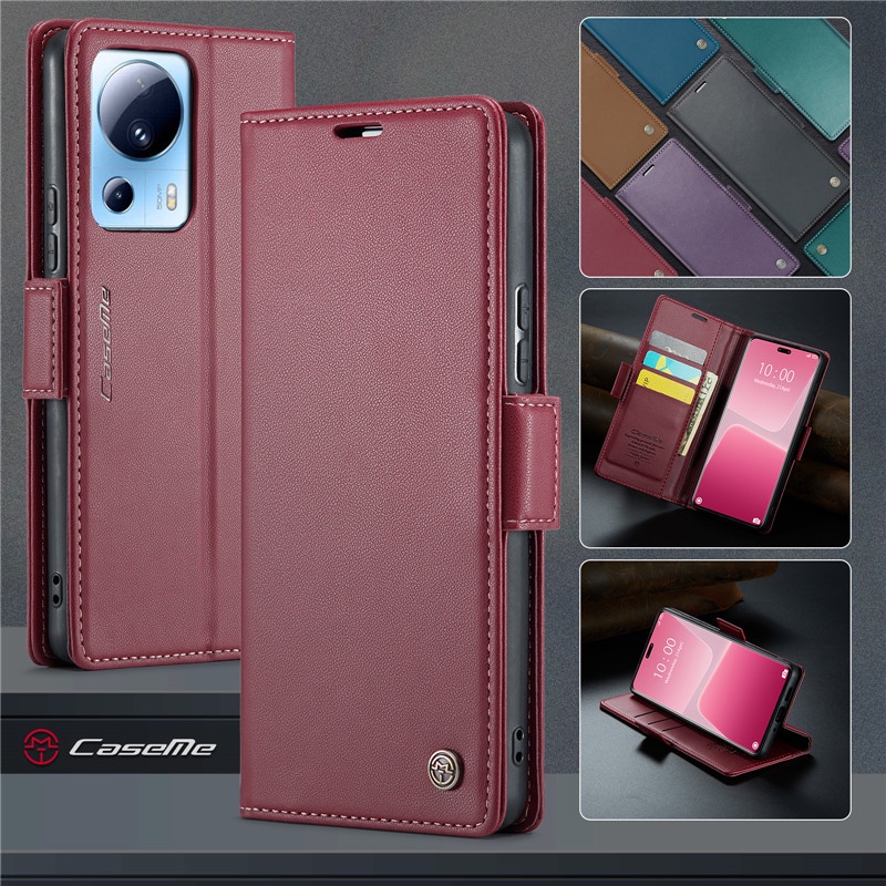 Ốp Điện Thoại Da Nắp Gập Kiểu Ví Dành Cho Redmi Note 12 11 10 9 Pro 11s 10s 9s