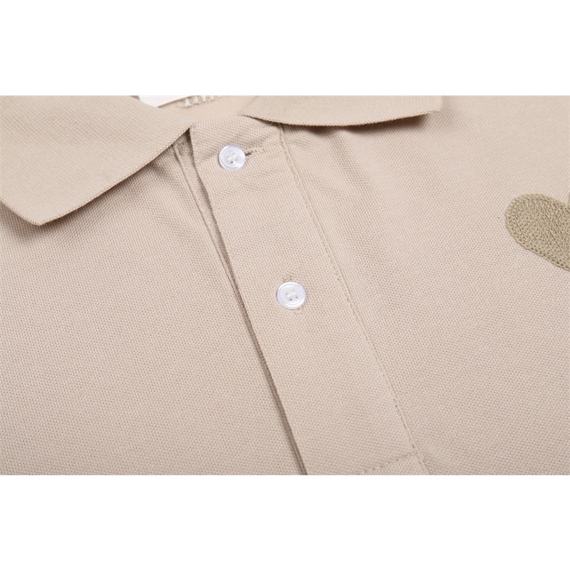 Áo Thun polo Tay Ngắn Thêu Họa Tiết A-M-I88-Classic Thời Trang Cho Nam Và Nữ