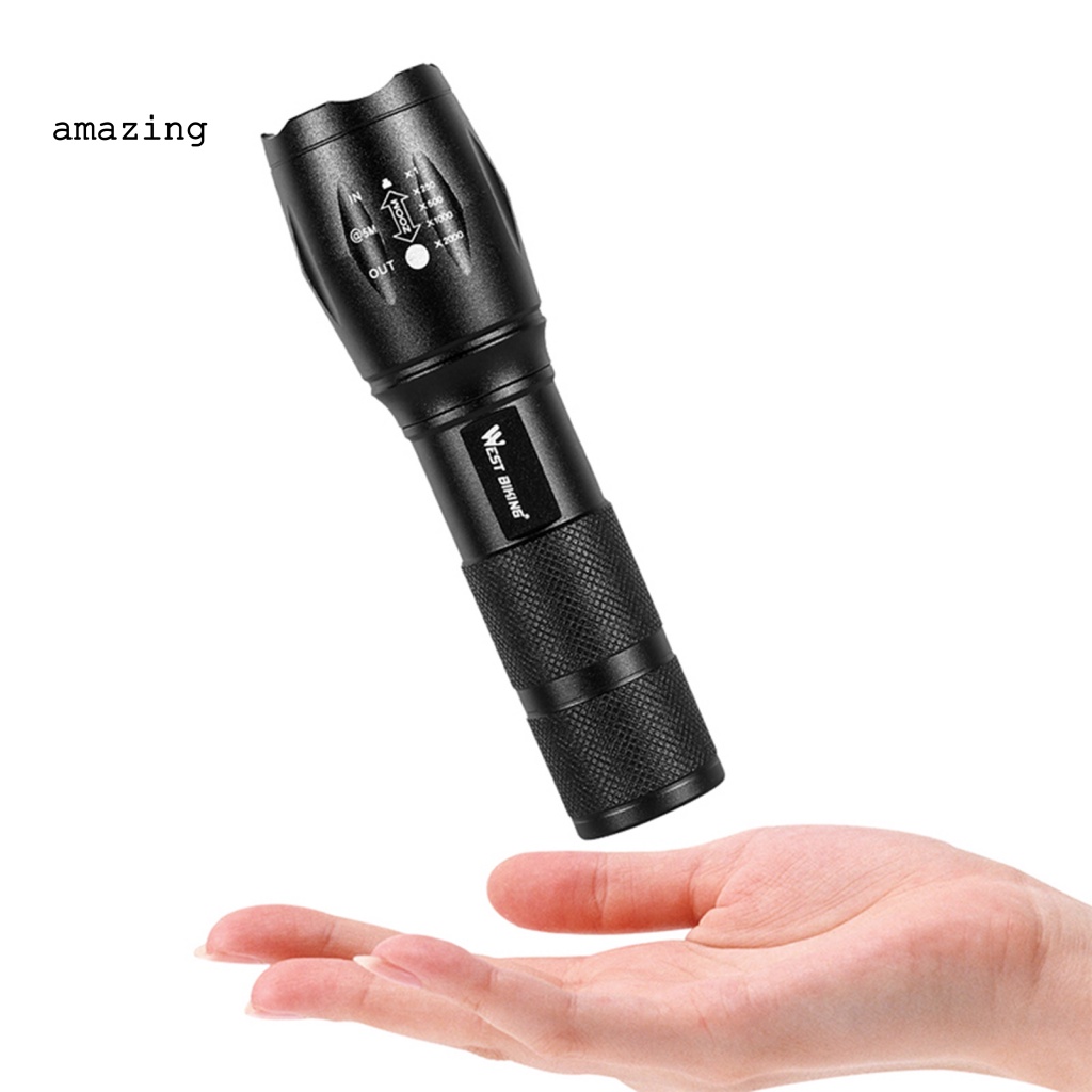 1 Bộ Đèn Pin Có Giá Đỡ Phía Trước Cho Xe Đạp