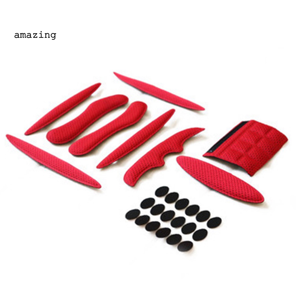 Set 27 Tấm Lưới Lót Mũ Bảo Hiểm Chống Va Chạm Thông Dụng Cho Xe Máy