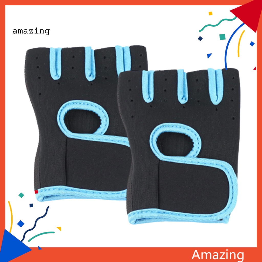 1 Đôi Găng Tay Thể Thao Nửa Ngón Chống Trượt Cho Nam Nữ