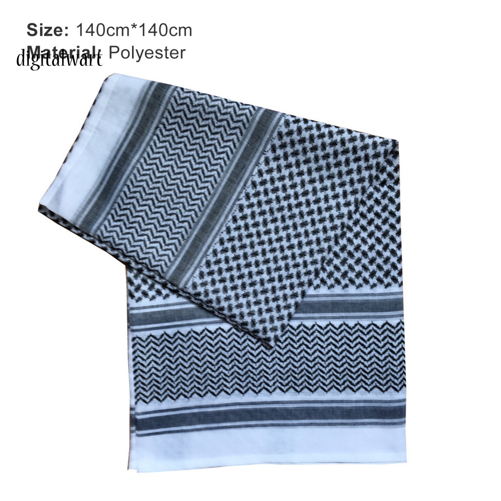 Kỹ Thuật Số| Khăn Choàng Cổ Phong Cách Retro Nhiều Màu Sắc Thoáng Khí Cho Nam