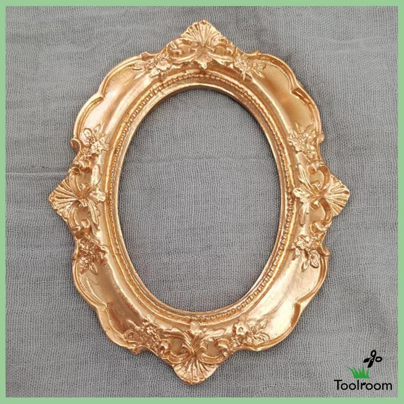 Khung Ảnh Mini Bằng Nhựa Resin Phối Ren Chạm Khắc Phong Cách Vintage