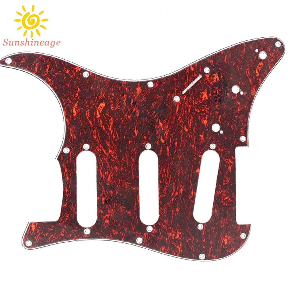 Miếng Gảy Đàn Guitar Celluloid 11 Lỗ Nhiều Màu Sắc