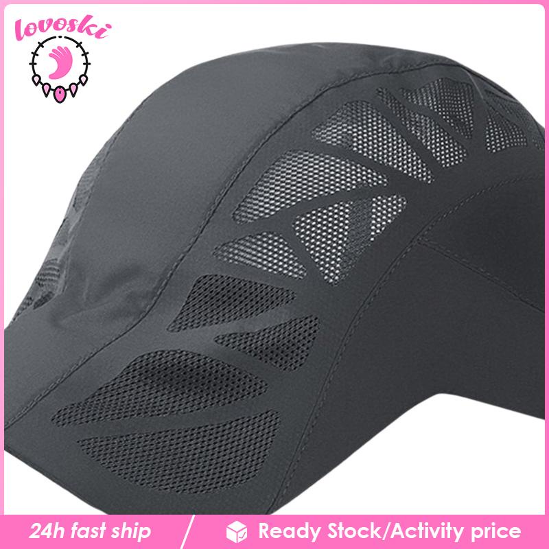 Mũ Lưỡi Trai Phối Lưới Nhanh Khô Thời Trang Mùa Hè Cho Nam Và Nữ