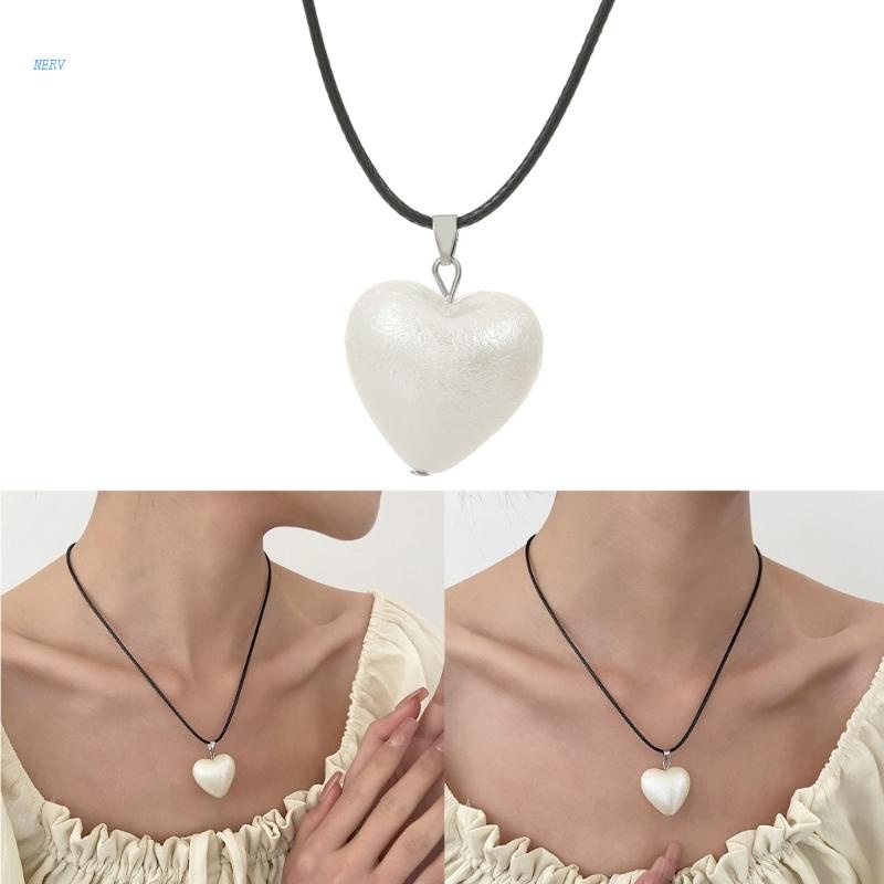 Vòng Cổ Choker Mặt Trái Tim Thời Trang NERV Y2k Dành Cho Nữ