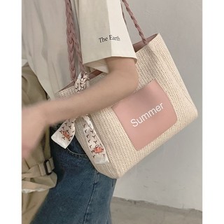 Túi Xách Đan Rơm Cỡ Lớn Thời Trang Cho Nữ