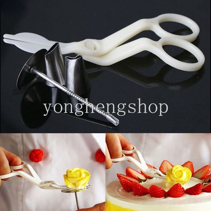 Set 4 Dụng Cụ Hỗ Trợ Trang Trí Bánh Kem Tiện Lợi