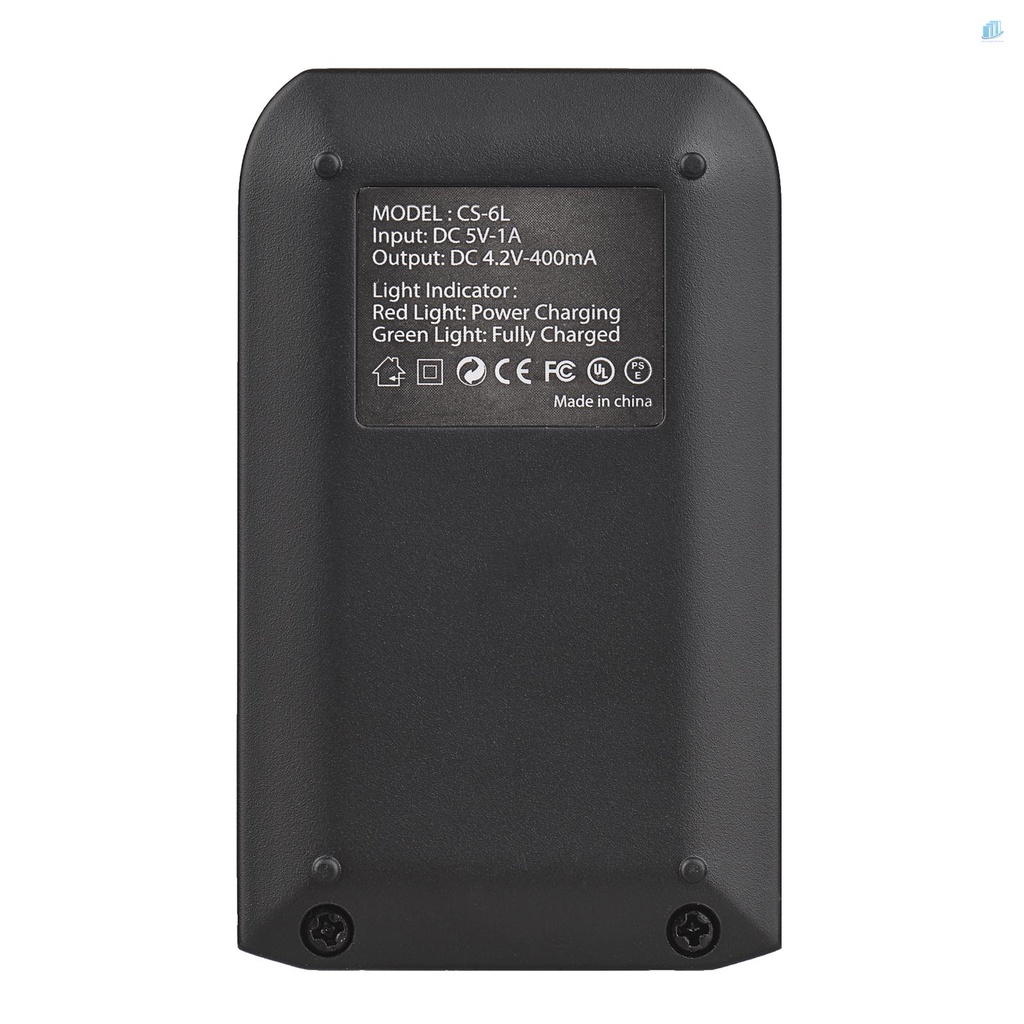 Bộ Sạc Pin NP-6L Mini Có Đèn Sạc USB Tiện Dụng