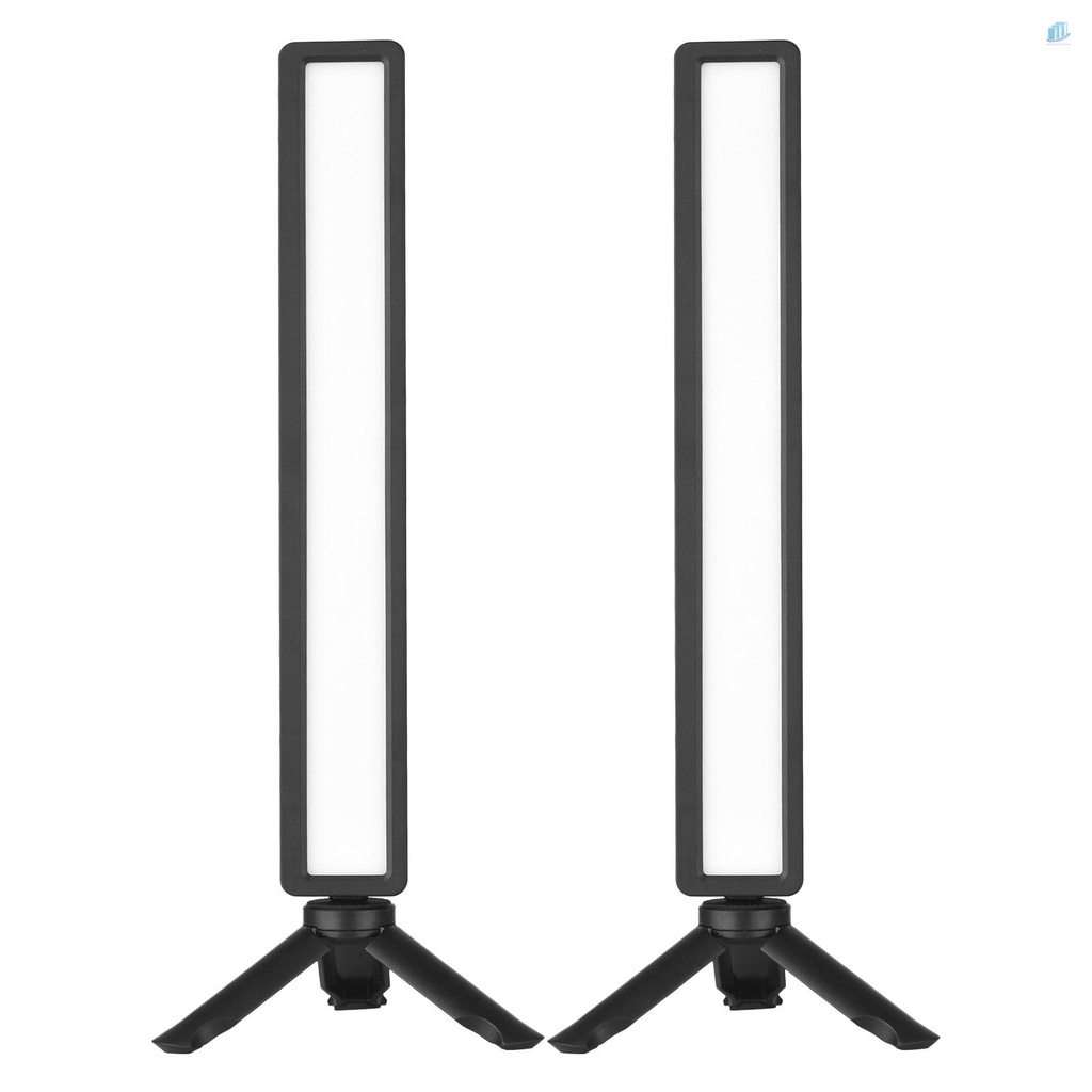 ANDOER Bộ 2 Thanh Đèn USB 3 Màu Có Thể Điều Chỉnh Nhiệt Độ Với Màn Hình Ba Chân Mini Cho Laptop / Máy Tính