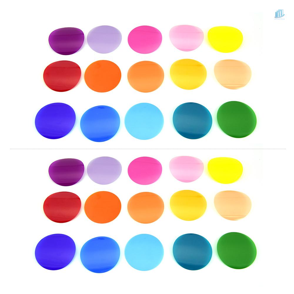 Bộ Lọc Màu V-11C 15 Màu Khác Nhau * 2 Cho Đèn Flash Máy Ảnh Godox V1