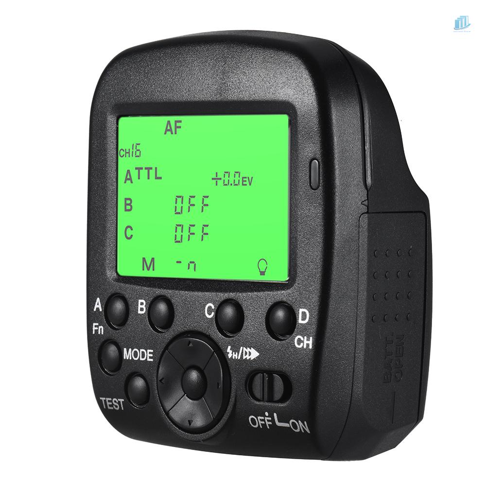 Bộ Truyền Phát Tín Hiệu Không Dây 2.4GHz TTL 1 / 8000s 4 Group 16 Kênh LCD Cho A77II A7RII A7R A58 A99 ILCE600L