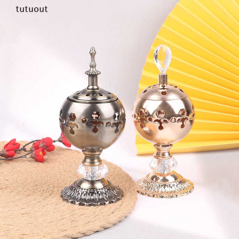 Đế Đốt Trầm Hương Mini Bằng Kim Loại Hình Nón Dùng Trang Trí Phòng Tập Yoga