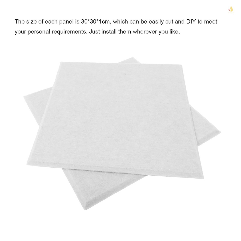 Set 12 Miếng Xốp Cách Âm Bằng Sợi Polyester Dùng Cho Bảng Mạch Đàn Acoustic