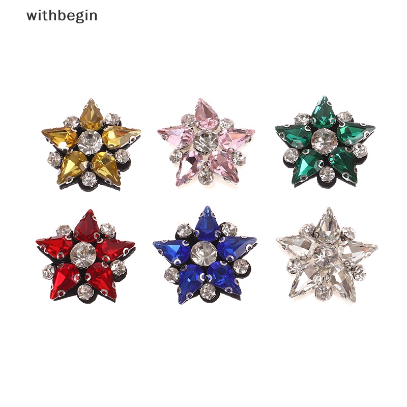 Set 5 Miếng Vá Quần Áo Hình Ngôi Sao Đính Kim Sa Lấp Lánh DIY