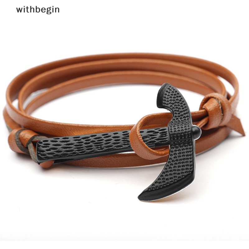 Vòng Tay Da Paracord Kim Loại Màu Đen Thời Trang Cho Nam