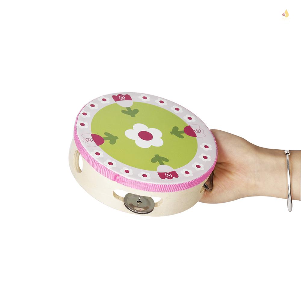 Trống Lục Lạc Tambourine Cầm Tay 6 &quot;Với 4 Mẫu Khác Nhau Bằng Kim Loại Cho Bé Chơi Trong Bữa Tiệc 1 Cái / Gói