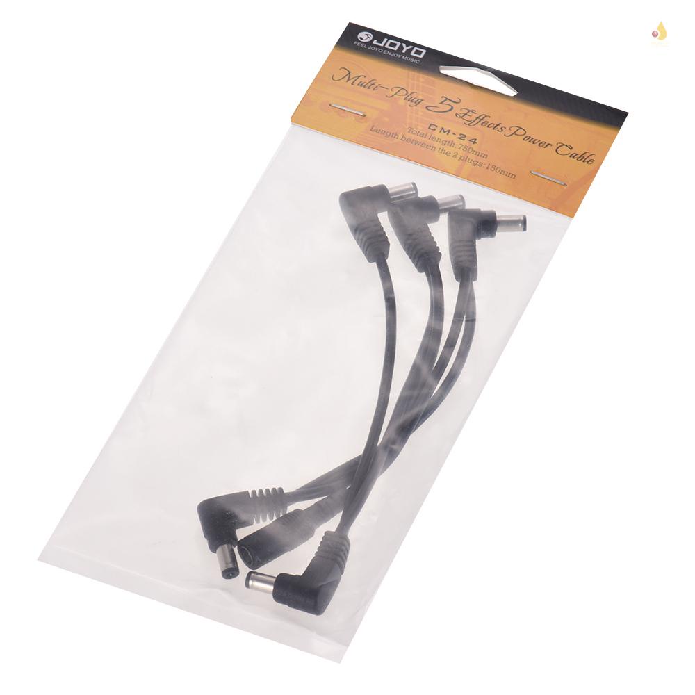 Dây Cáp Nguồn JOYO CM-24 5 Chiều Cho Tạo Hiệu Ứng Đàn Guitar Bass DC 9V