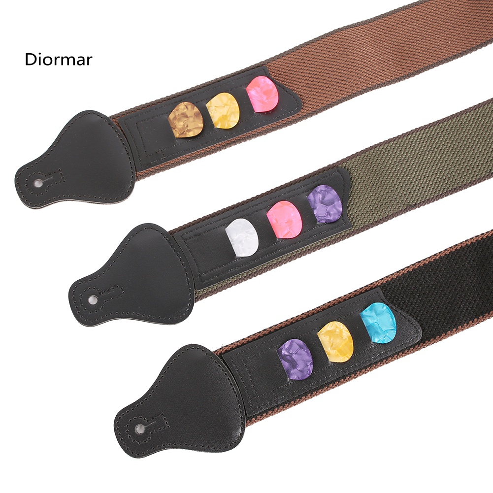 Dây Đeo Vai Có Thể Điều Chỉnh Được Kèm 3 Miếng Gảy Đàn Guitar