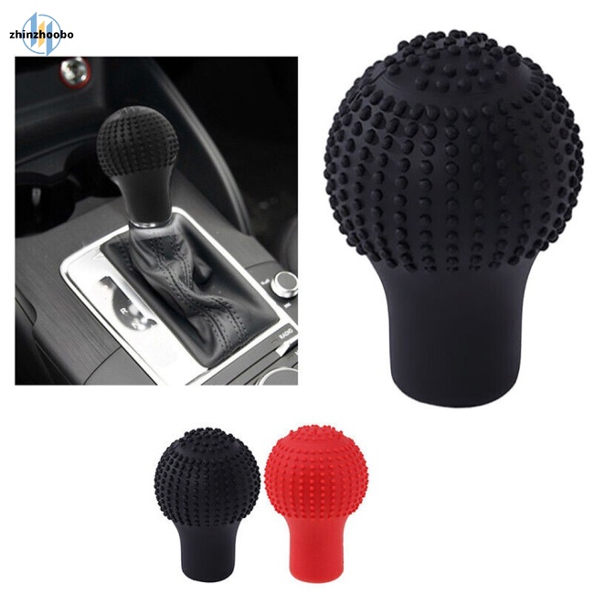 Vỏ Bọc Núm Gạt Cần Gạt Số Xe Hơi Hình Tròn Bằng Silicone Thông Dụng Chống Trượt