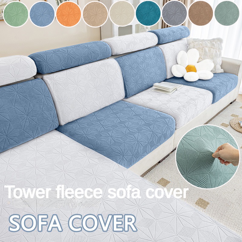 Vỏ Bọc Đệm Ghế Sofa Bằng Len Jacquard Co Giãn Trang Trí Nhà Cửa / Phòng Khách