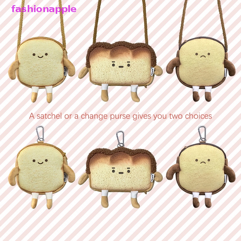 Túi Đeo Chéo Hình Bánh Mì Dễ Thương Cho Nữ