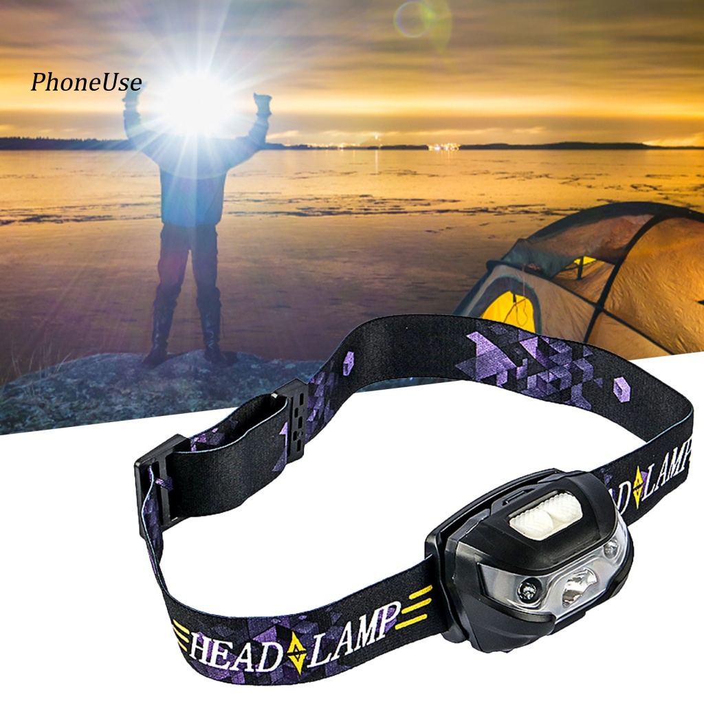 Đèn Pha Cảm Biến PU Chống Thấm Nước 1500mAh Chuyên Dụng Cho Xe Đạp Ban Đêm