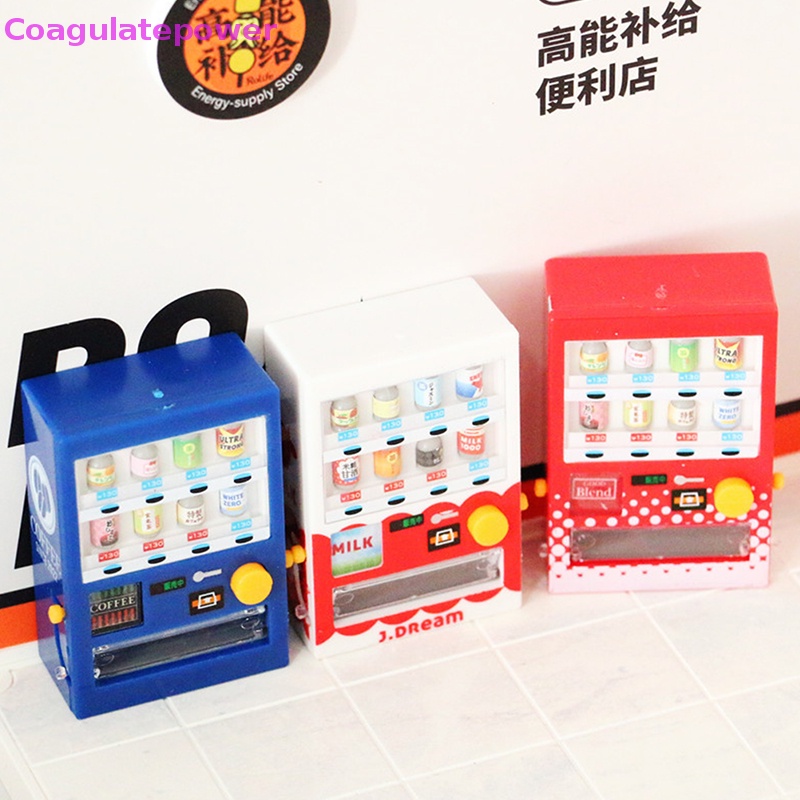 Mô Hình Máy Bán Nước Uống Mini Trang Trí Nhà Búp Bê